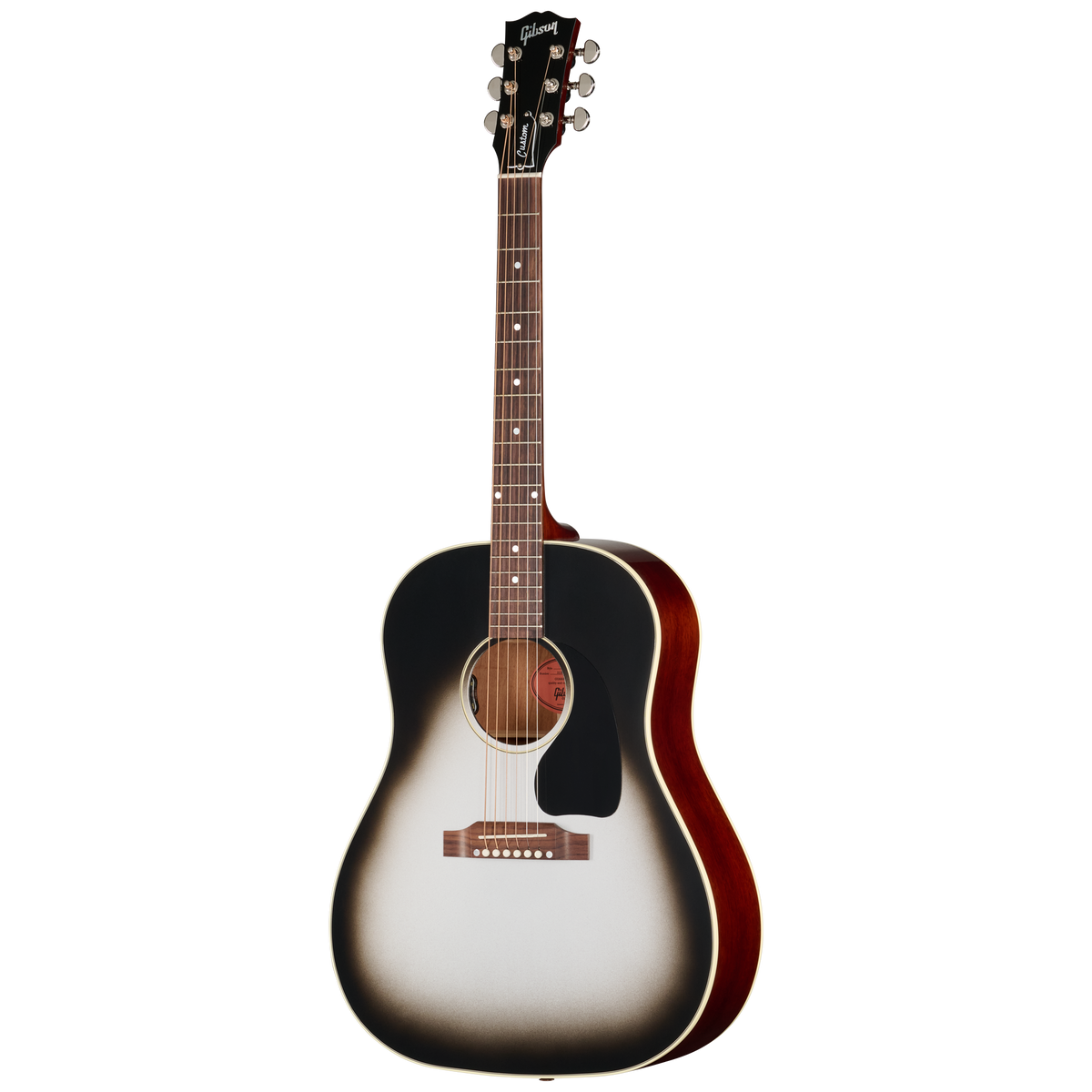 Gibson Custom J-45 Standard with HiFi DNA, Gloss, Silverburst, Exclusive Acoustic Guitar Gibson Custom
