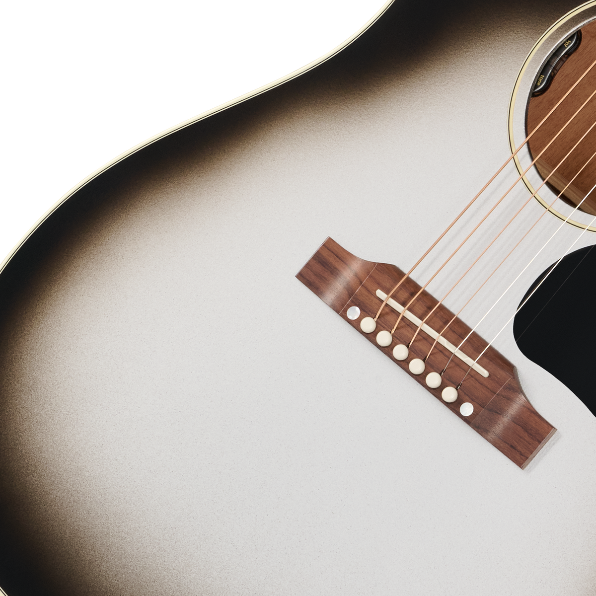 Gibson Custom J-45 Standard with HiFi DNA, Gloss, Silverburst, Exclusive Acoustic Guitar Gibson Custom