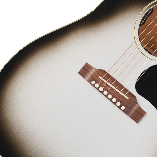 Gibson Custom J-45 Standard with HiFi DNA, Gloss, Silverburst, Exclusive Acoustic Guitar Gibson Custom