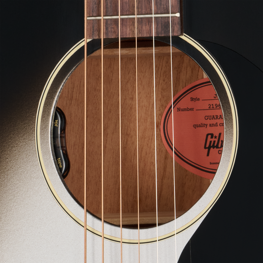 Gibson Custom J-45 Standard with HiFi DNA, Gloss, Silverburst, Exclusive Acoustic Guitar Gibson Custom