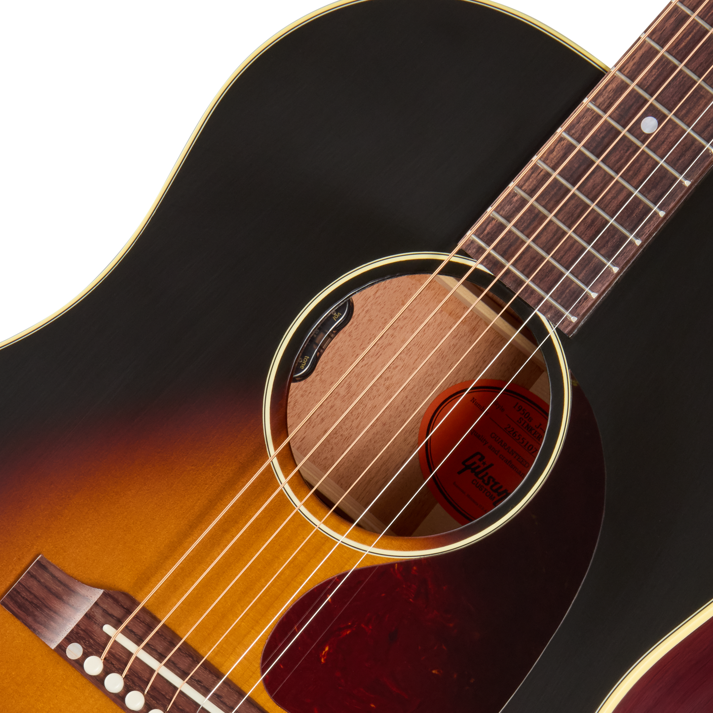 Gibson Custom J-45 50s Sinker Mahogany with HiFi, VOS, Vintage Sunburst Acoustic Guitar Gibson Custom