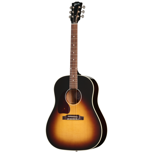 Gibson J-45 Standard with HiFi DNA, Left-Handed, Vintage Sunburst Acoustic Guitar Gibson