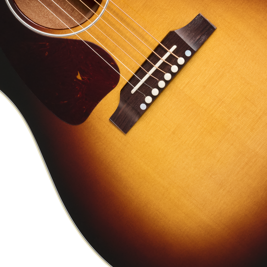 Gibson J-45 Standard with HiFi DNA, Left-Handed, Vintage Sunburst Acoustic Guitar Gibson