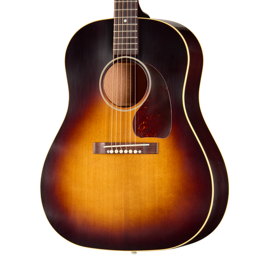Gibson Custom 1942 Banner J-45 Reissue, Ultra Light Aged, Vintage Sunburst Acoustic Guitar Gibson Custom