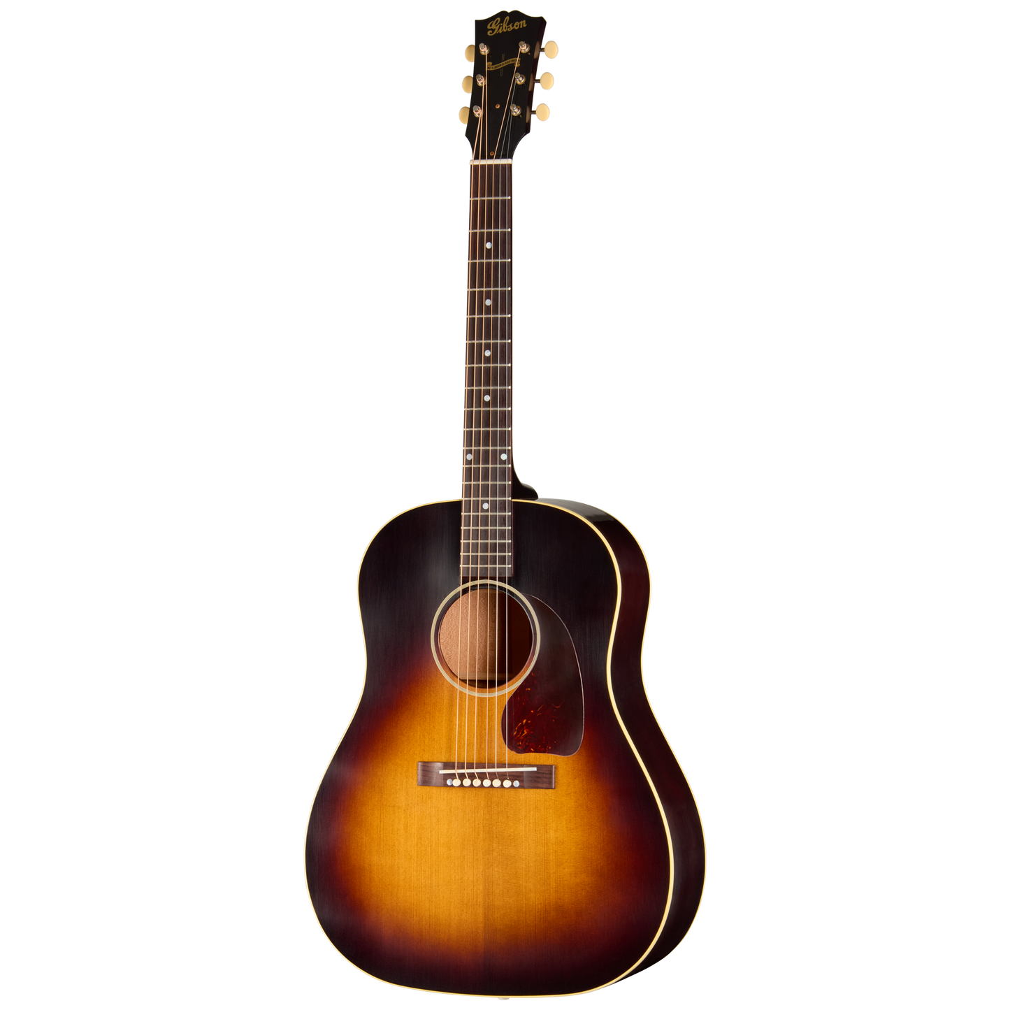 Gibson Custom 1942 Banner J-45 Reissue, Ultra Light Aged, Vintage Sunburst Acoustic Guitar Gibson Custom
