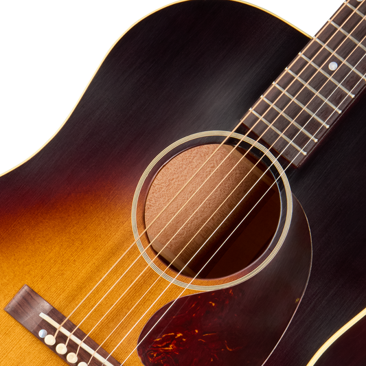 Gibson Custom 1942 Banner J-45 Reissue, Ultra Light Aged, Vintage Sunburst Acoustic Guitar Gibson Custom
