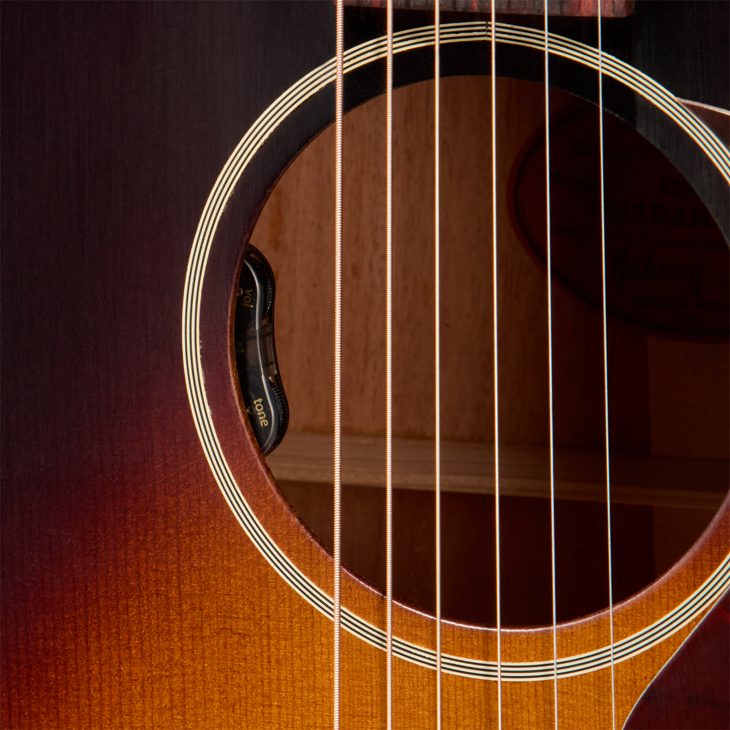 Gibson Custom 1942 Banner J-45 Reissue with HiFi, Ultra Light Aged, Vintage Sunburst Acoustic Guitar Gibson Custom