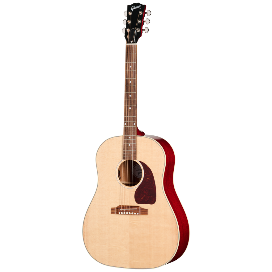 Gibson J-45 Standard, Natural Top Cherry Back and Sides, Exclusive Acoustic Guitar Gibson