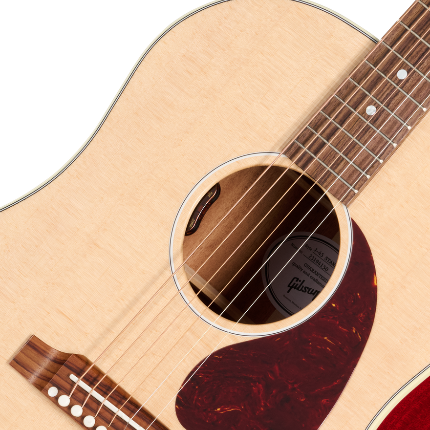 Gibson J-45 Standard, Natural Top Cherry Back and Sides, Exclusive Acoustic Guitar Gibson
