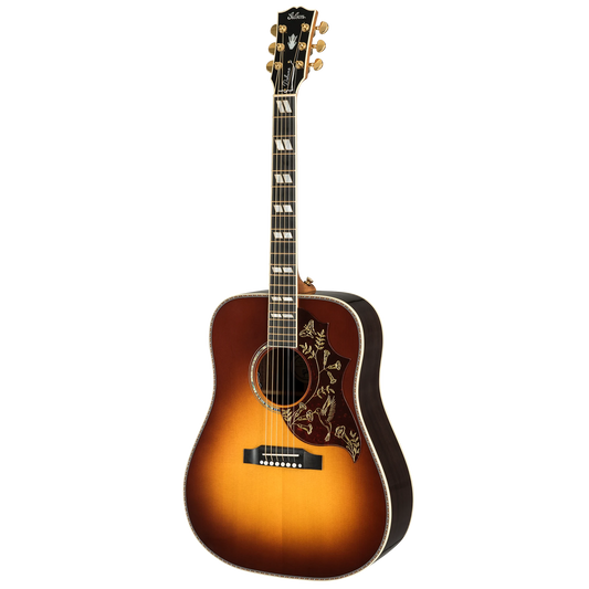 Gibson Custom Hummingbird Deluxe Rosewood, Rosewood Burst Acoustic Guitar Gibson Custom