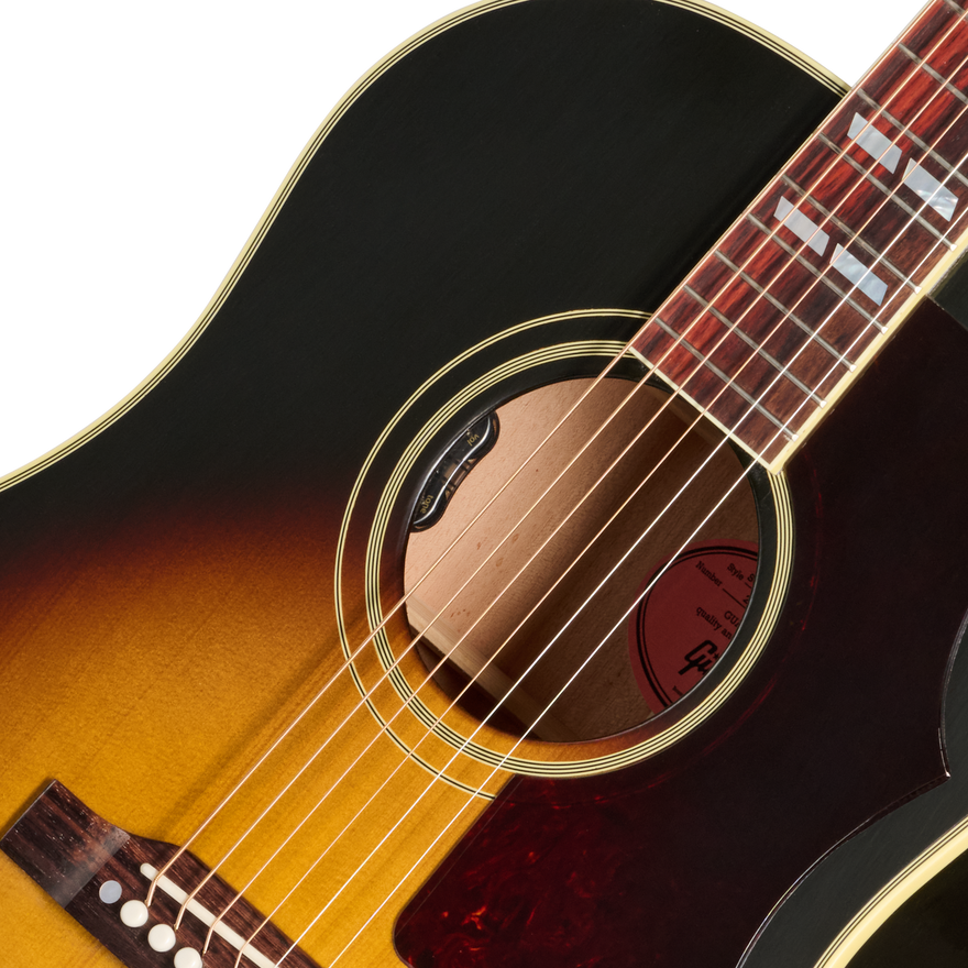 Gibson Custom Southern Jumbo with HiFi, Wide Vintage Sunburst, Exclusive Acoustic Guitar Gibson Custom