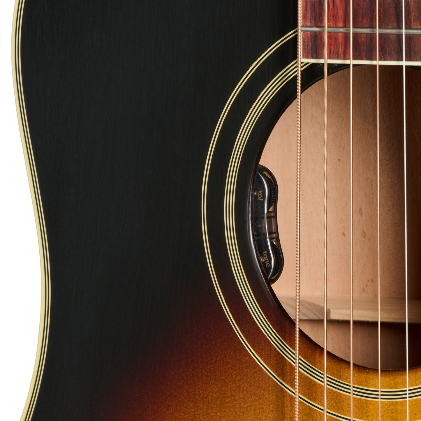 Gibson Custom Southern Jumbo with HiFi, Wide Vintage Sunburst, Exclusive Acoustic Guitar Gibson Custom