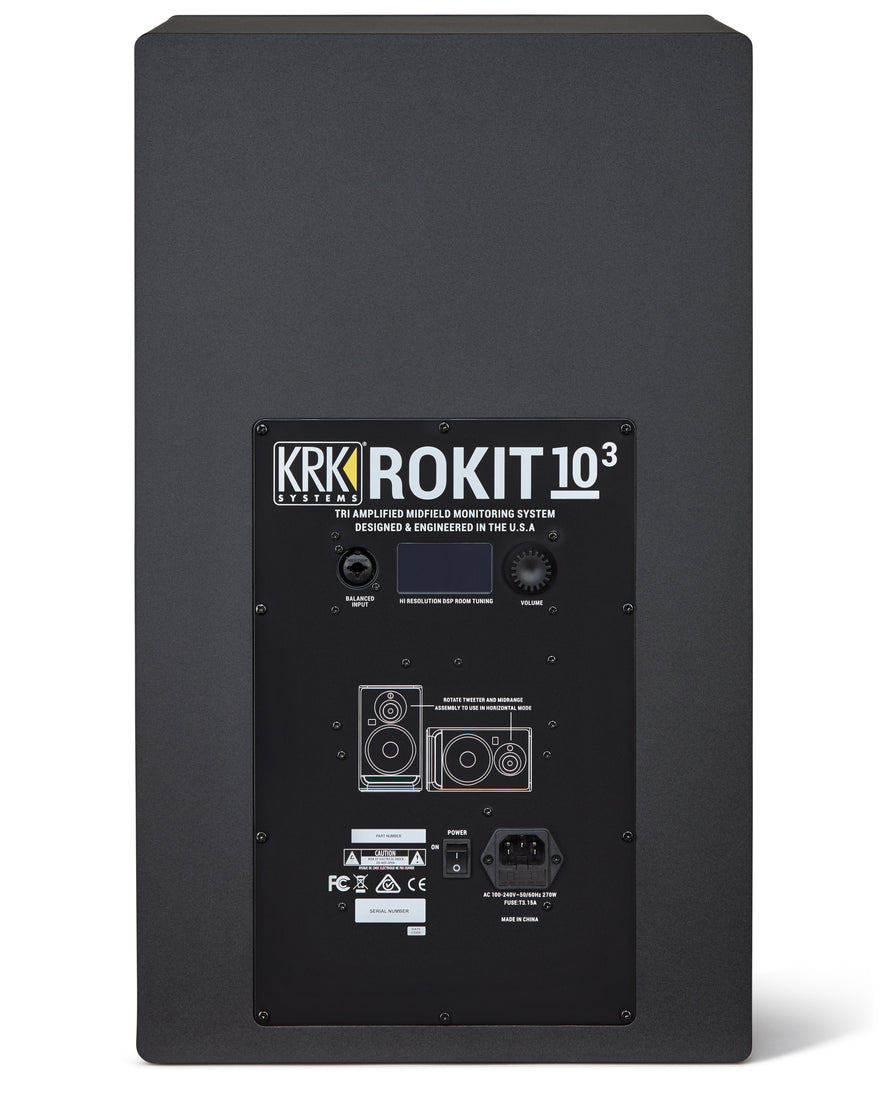 KRK ROKIT 10-3 G4, EU, Black Studio Monitors KRK