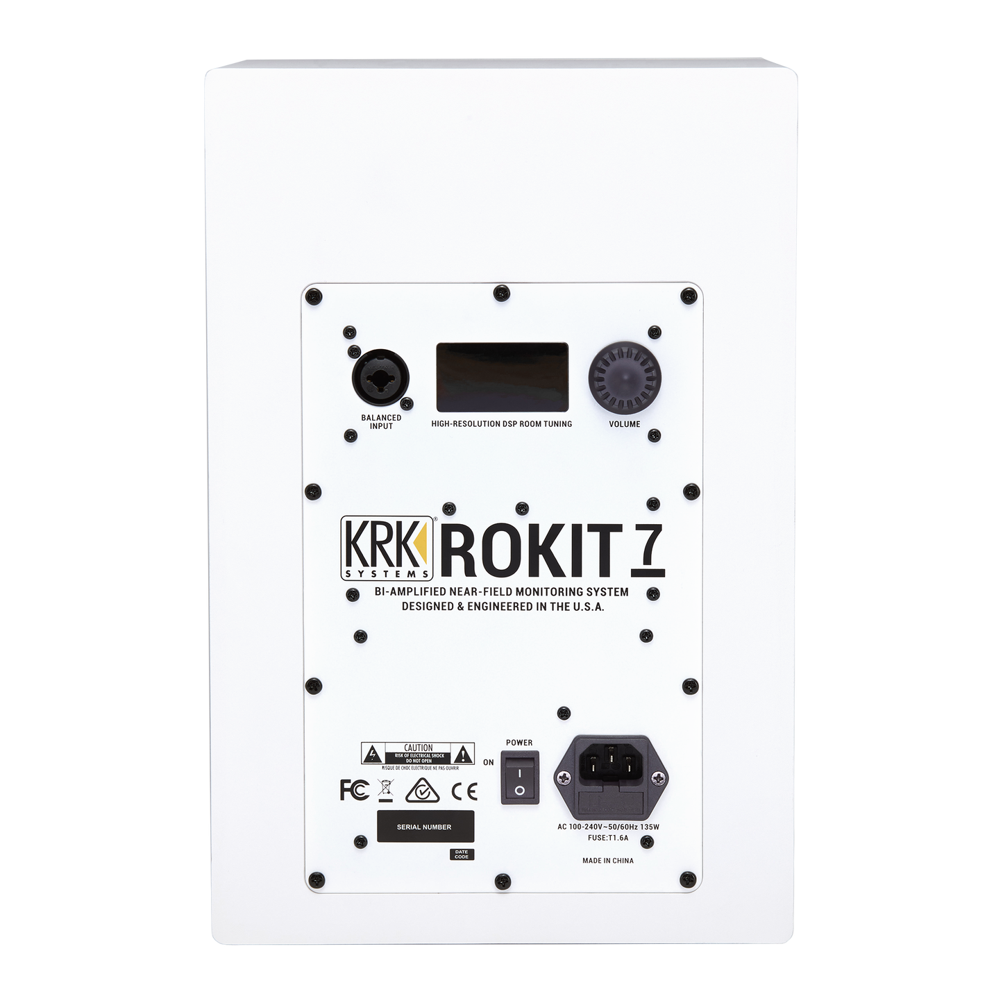 KRK RP7 ROKIT G4 Professional Studio Monitor, White Noise, UK Studio Monitors KRK