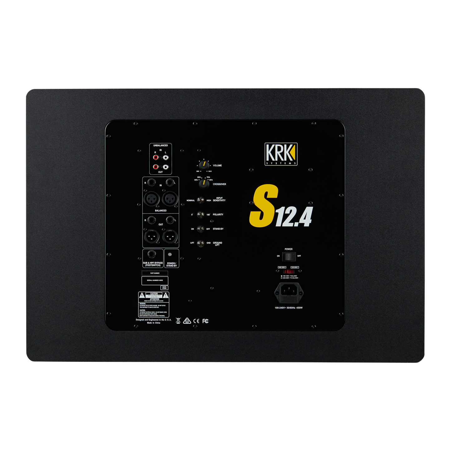 KRK S12.4-EU, EU Subwoofer KRK