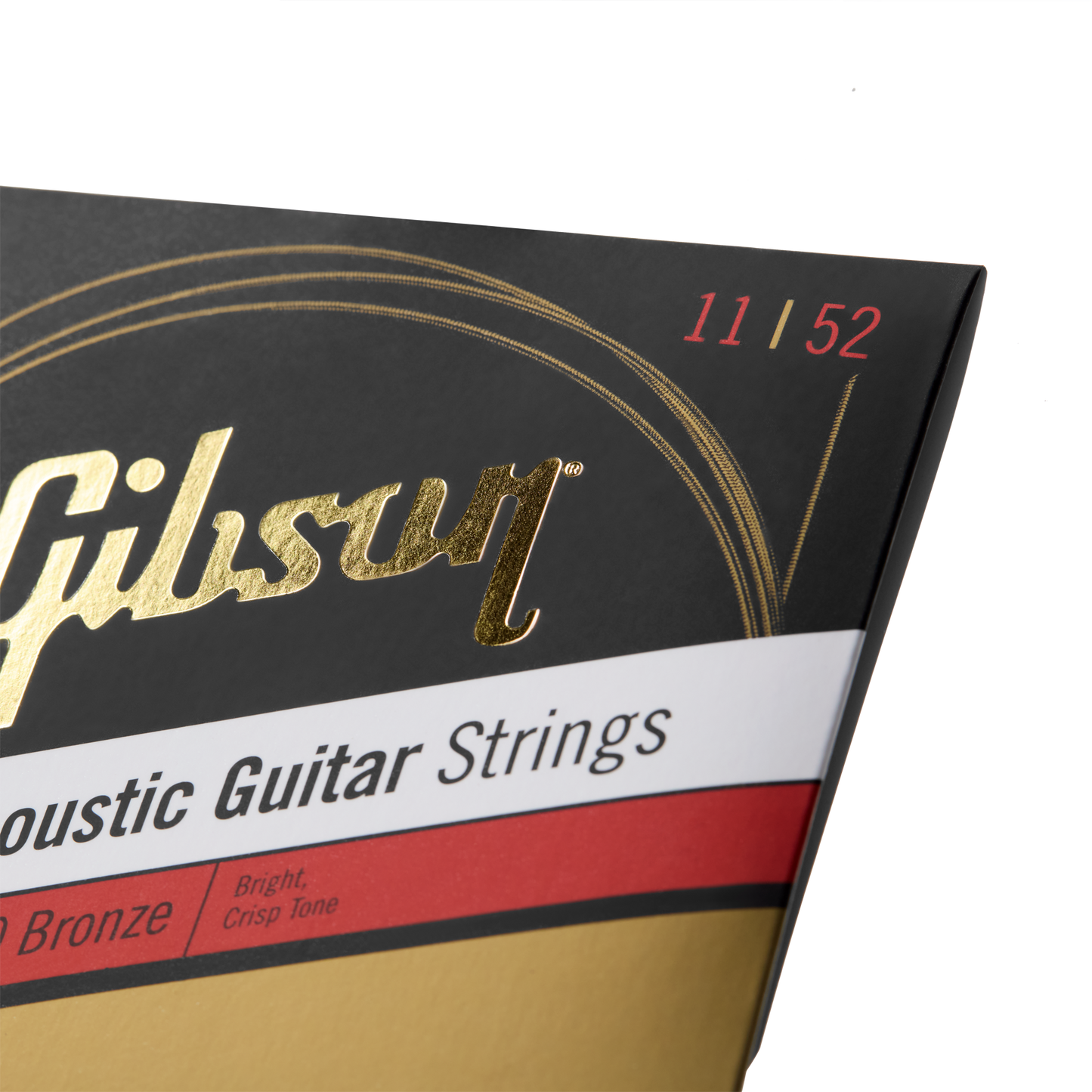 Gibson 80/20 Bronze Acoustic Guitar Strings, Ultra-Light Gauge Acoustic Strings Gibson