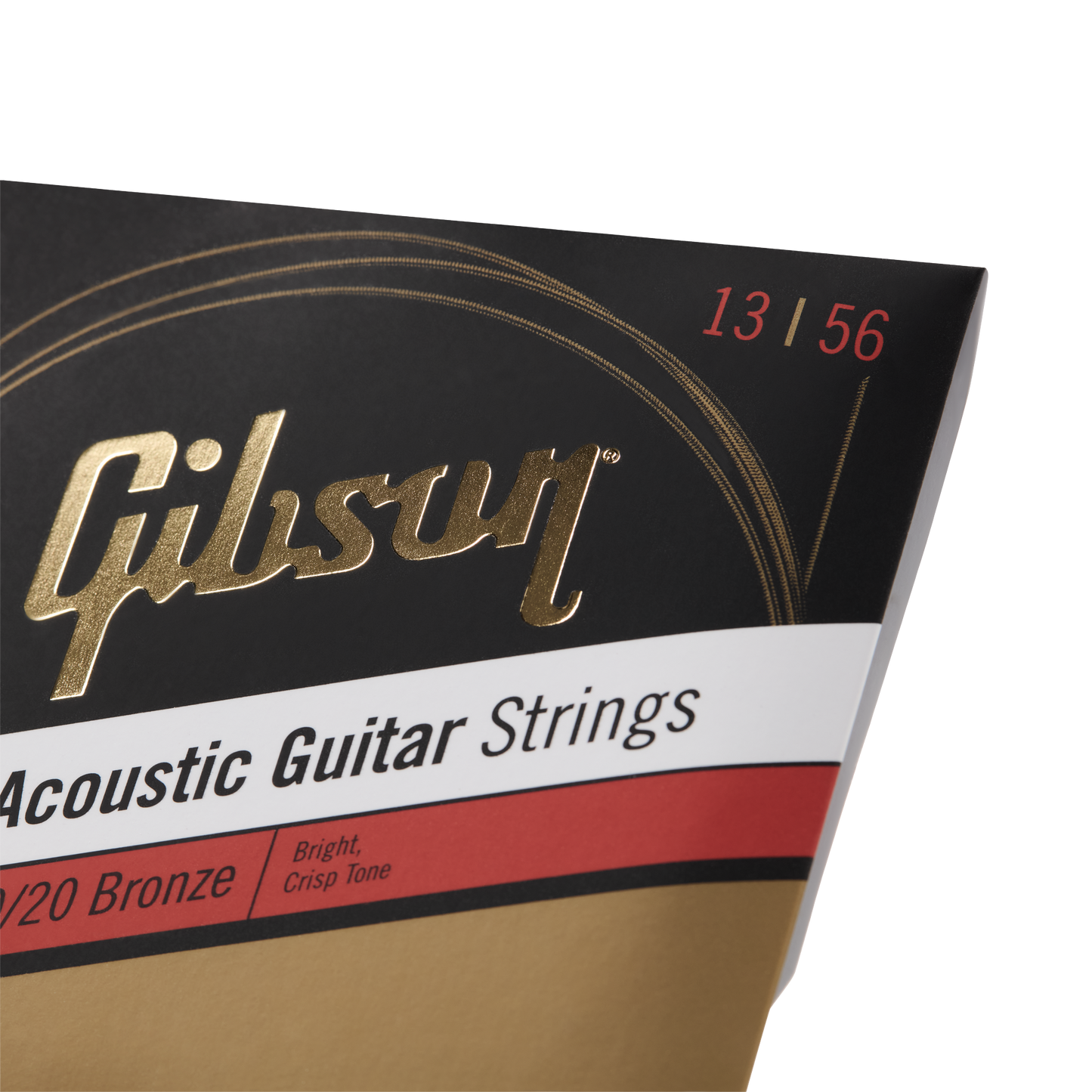 Gibson 80/20 Bronze Acoustic Guitar Strings, Medium Gauge Acoustic Strings Gibson
