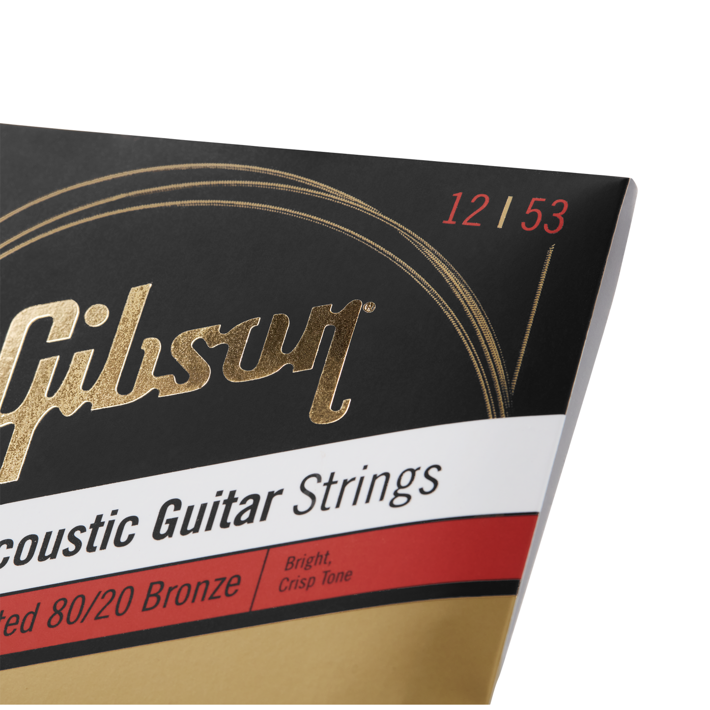 Gibson Coated 80/20 Bronze Acoustic Guitar Strings, Light Gauge Acoustic Strings Gibson