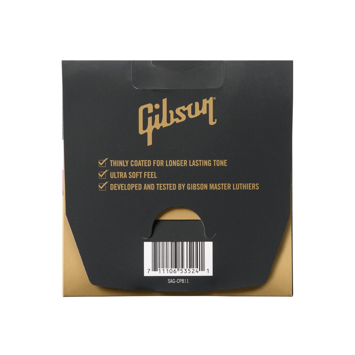 Gibson Coated Phosphor Bronze Acoustic Guitar Strings, Ultra-Light Gauge Acoustic Strings Gibson