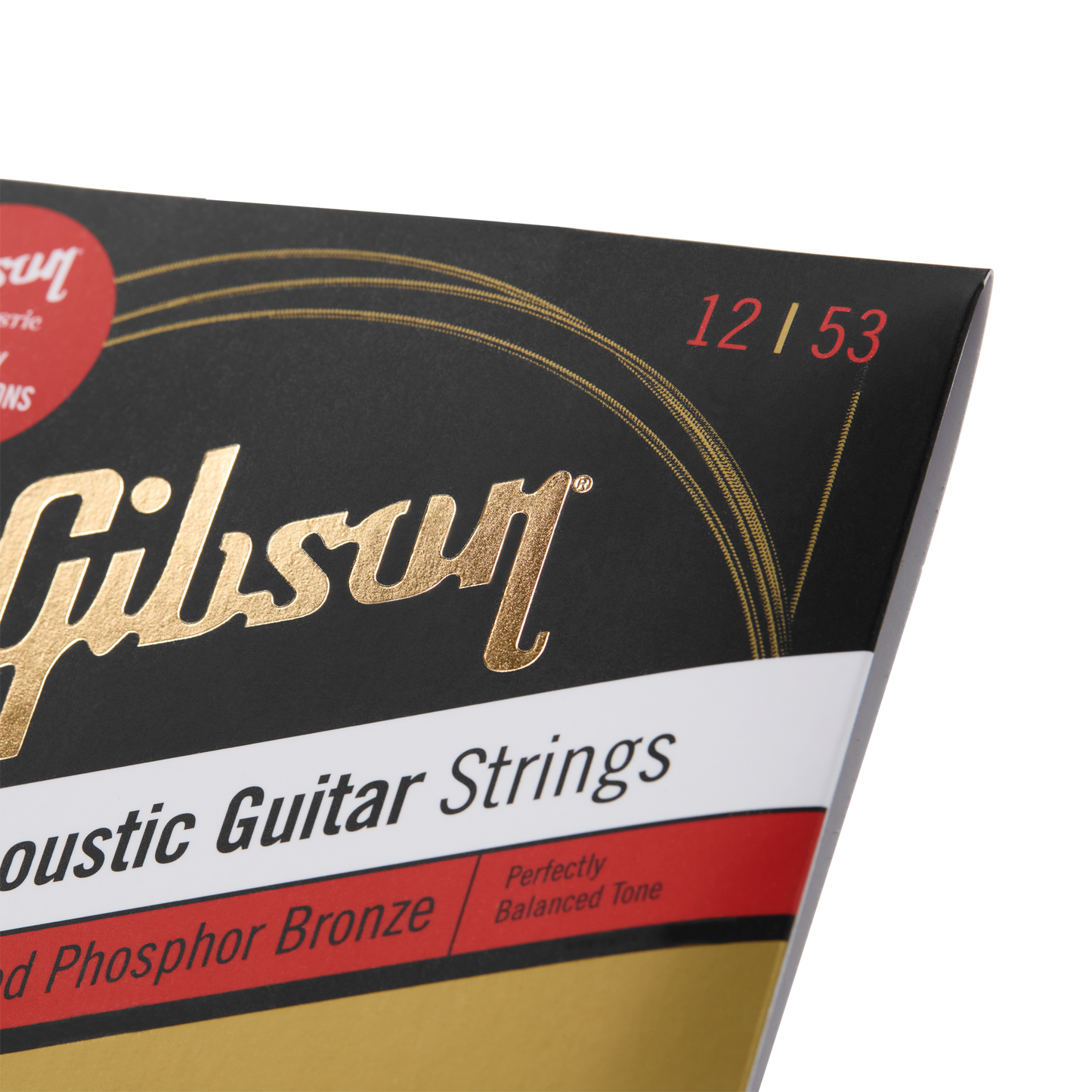 Gibson Coated Phosphor Bronze Acoustic Guitar Strings, Light Gauge Acoustic Strings Gibson