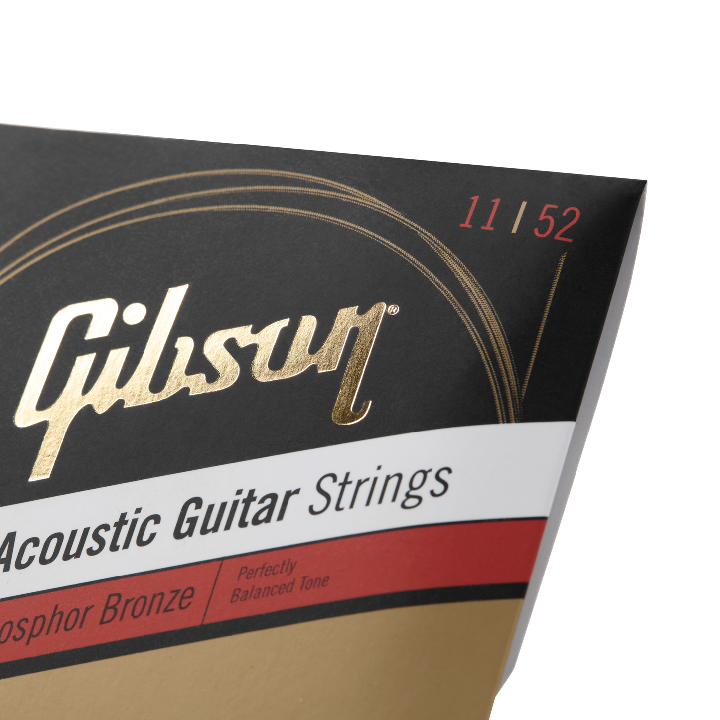 Gibson Phosphor Bronze Acoustic Guitar Strings, Ultra-Light Gauge Acoustic Strings Gibson