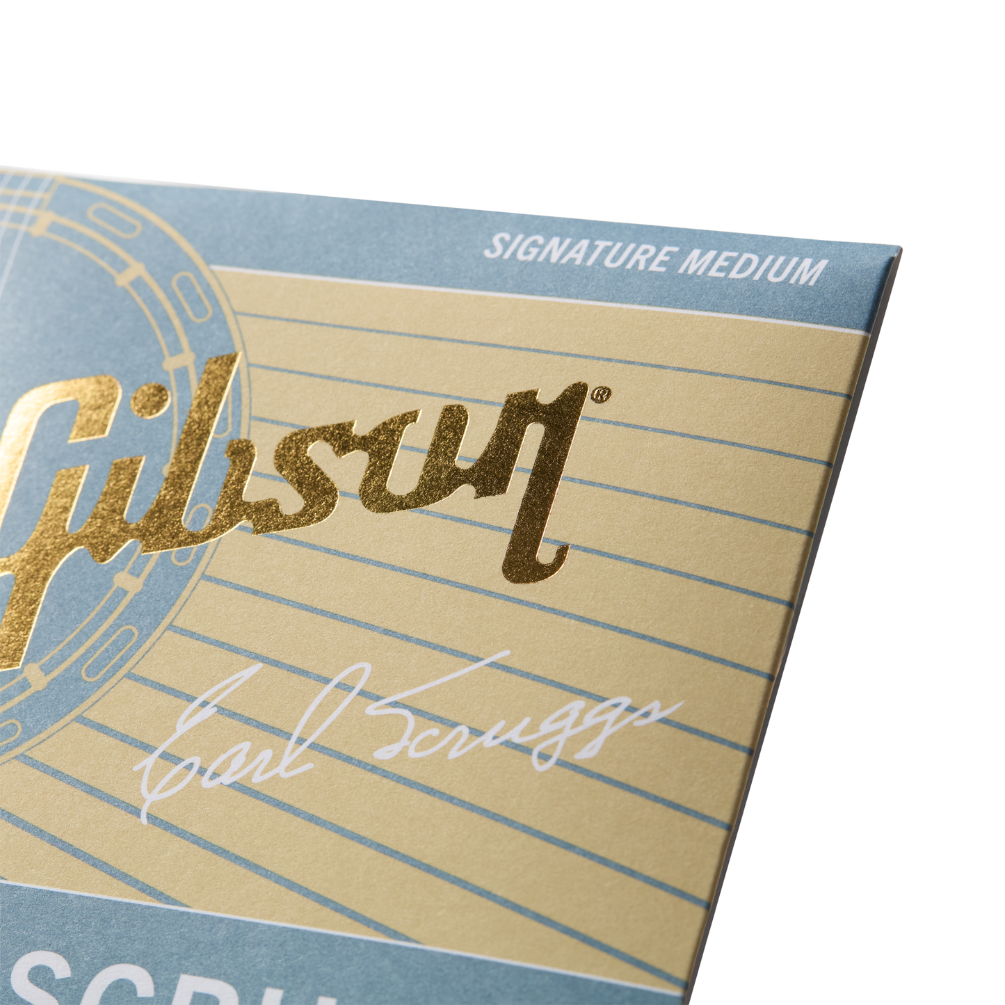 Gibson Earl Scruggs Banjo String Set, Signature Medium Gauge Banjo Strings Gibson