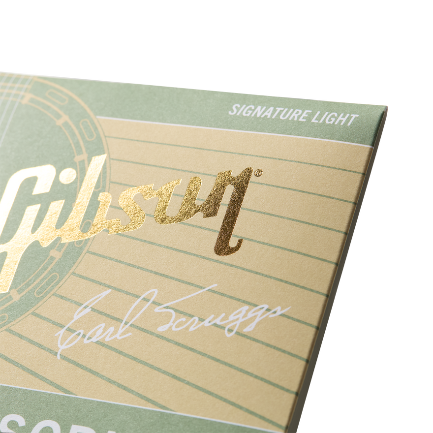 Gibson Earl Scruggs Banjo String Set, Signature Light Gauge Banjo Strings Gibson
