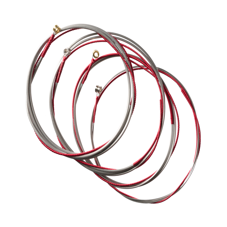 Gibson Flatwound Electric Bass Strings, Short Scale, Light Gauge Bass Strings Gibson