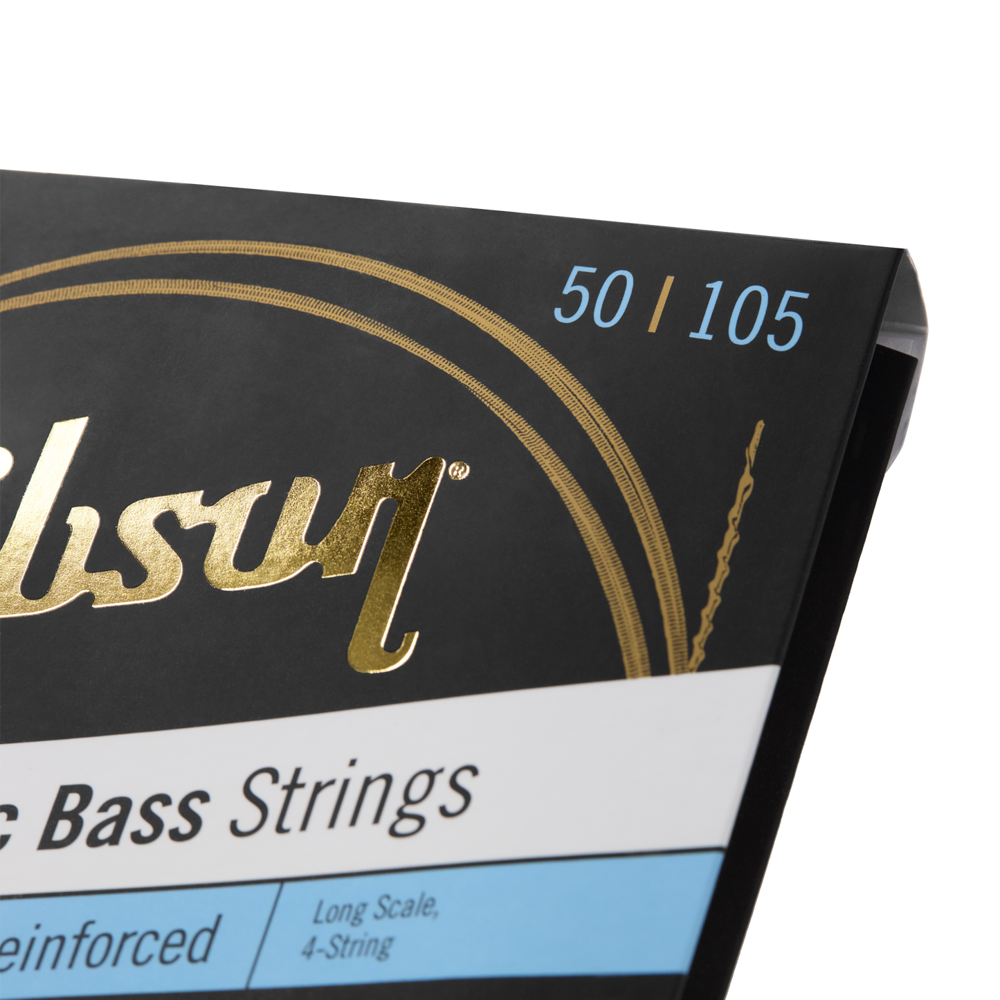 Gibson Brite Wire Electric Bass Strings, Long Scale, Medium Gauge Bass Strings Gibson