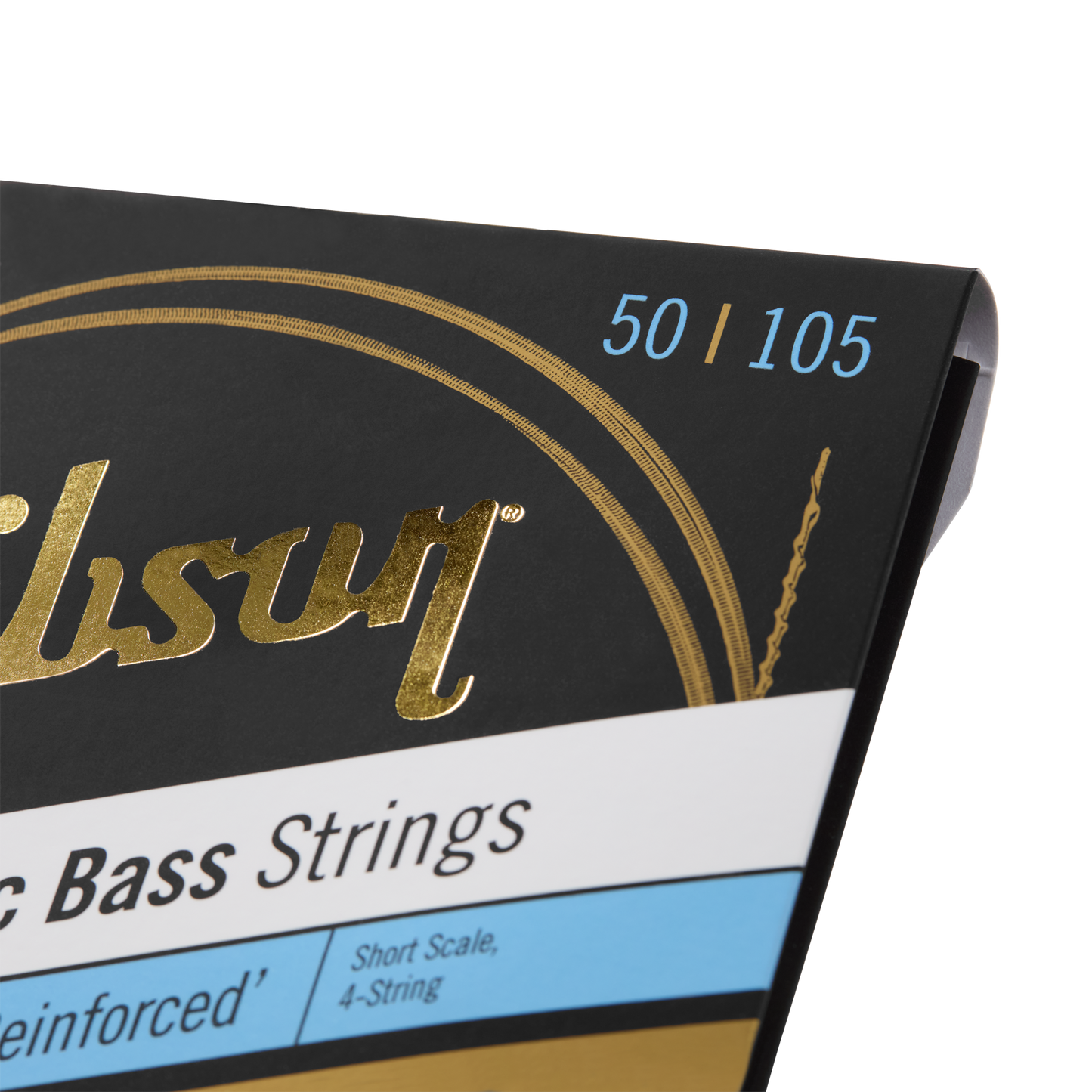 Gibson Brite Wire Electric Bass Strings, Short Scale, Medium Gauge Bass Strings Gibson