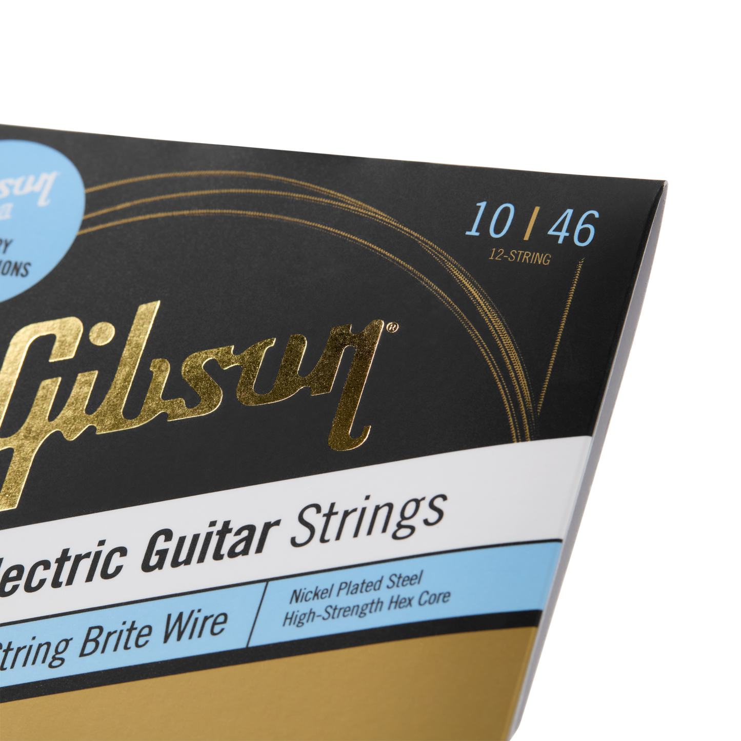 Gibson Brite Wire Electric Guitar Strings, 12-String Electric Strings Gibson