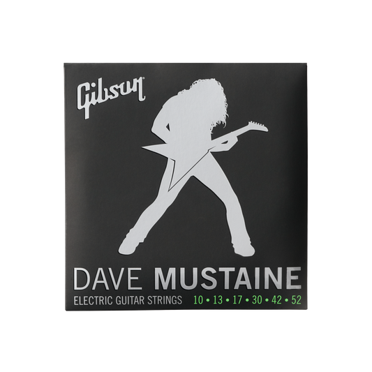 Gibson Dave Mustaine Electric Guitar String Set, Signature Gauge Electric Strings Gibson