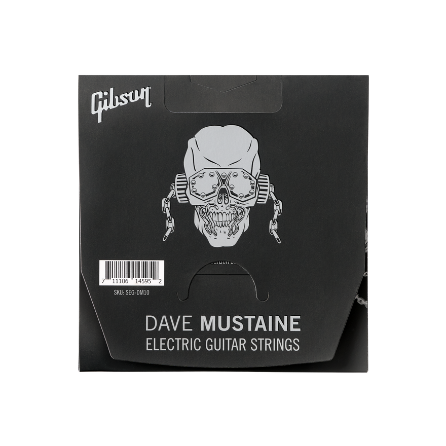 Gibson Dave Mustaine Electric Guitar String Set, Signature Gauge Electric Strings Gibson