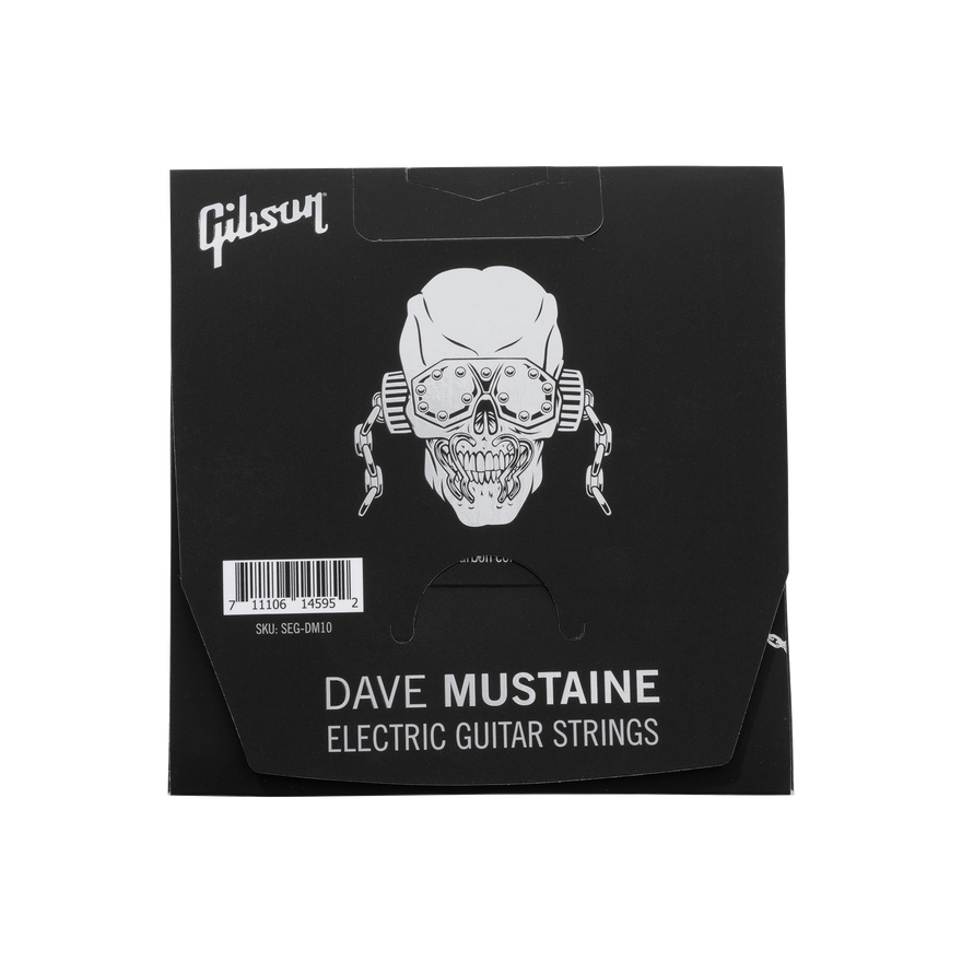 Gibson Dave Mustaine Electric Guitar String Set, Signature Gauge Electric Strings Gibson