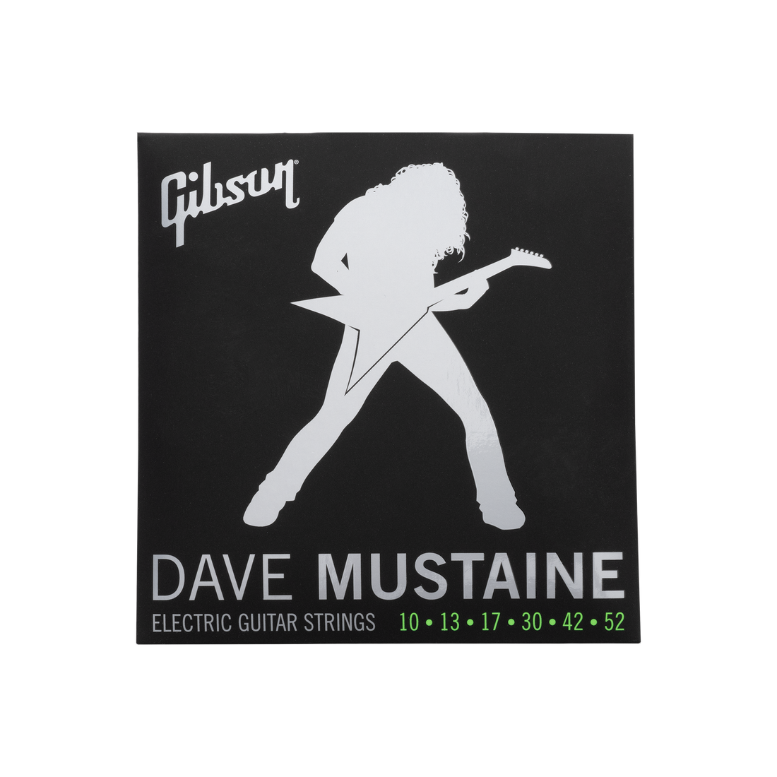 Gibson Dave Mustaine Electric Guitar String Set, Signature Gauge Electric Strings Gibson