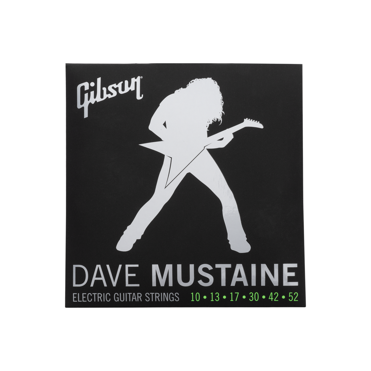 Gibson Dave Mustaine Electric Guitar String Set, Signature Gauge Electric Strings Gibson