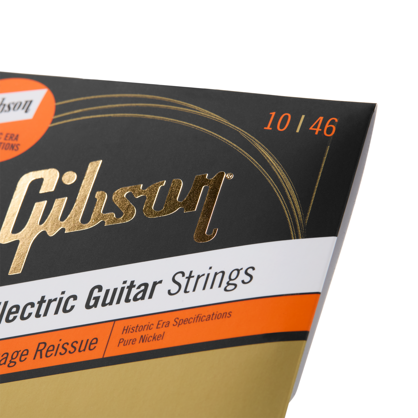 Gibson Vintage Reissue Electric Guitar Strings, Light Gauge Electric Strings Gibson