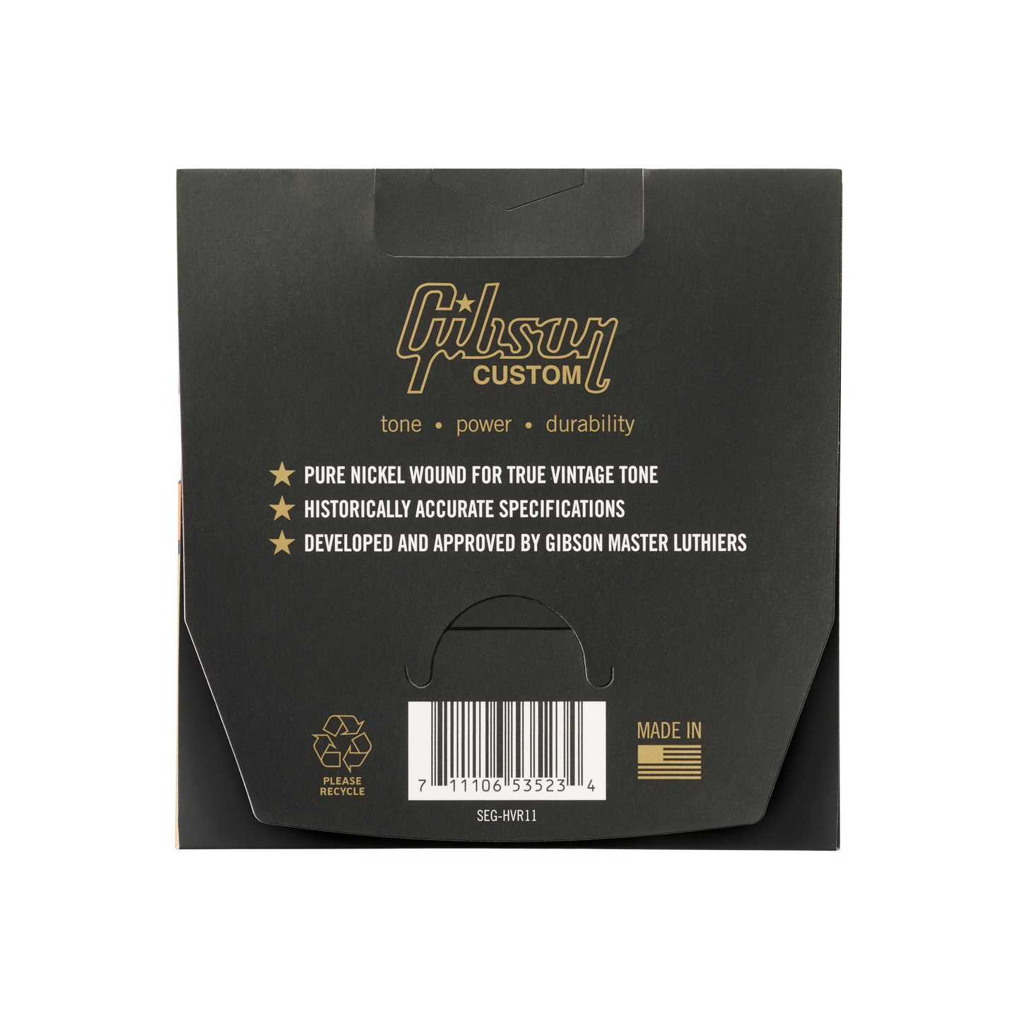 Gibson Vintage Reissue Electric Guitar Strings, Medium Gauge Electric Strings Gibson