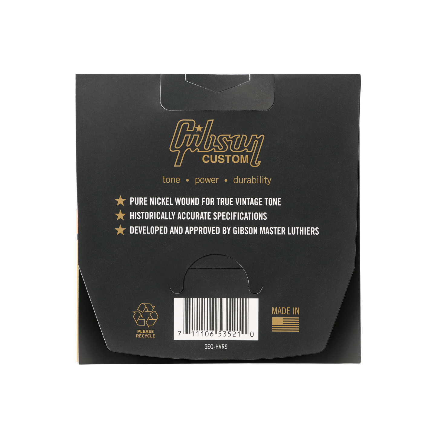 Gibson Vintage Reissue Electric Guitar Strings, Ultra-Light Gauge Electric Strings Gibson