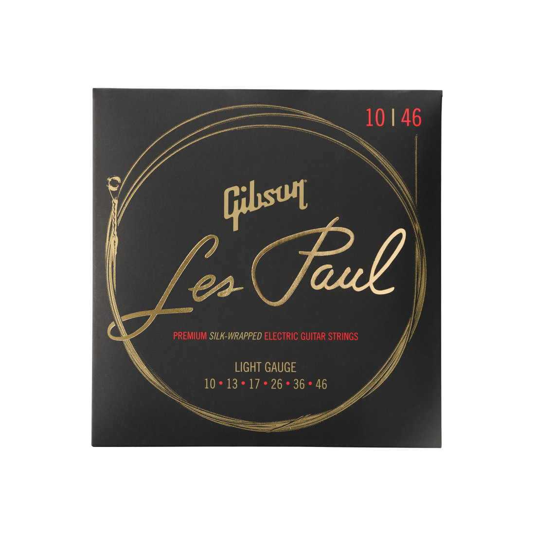 Gibson Les Paul Premium Electric Guitar Strings, Light Gauge Electric Strings Gibson