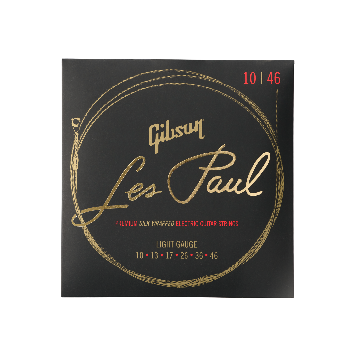 Gibson Les Paul Premium Electric Guitar Strings, Light Gauge Electric Strings Gibson