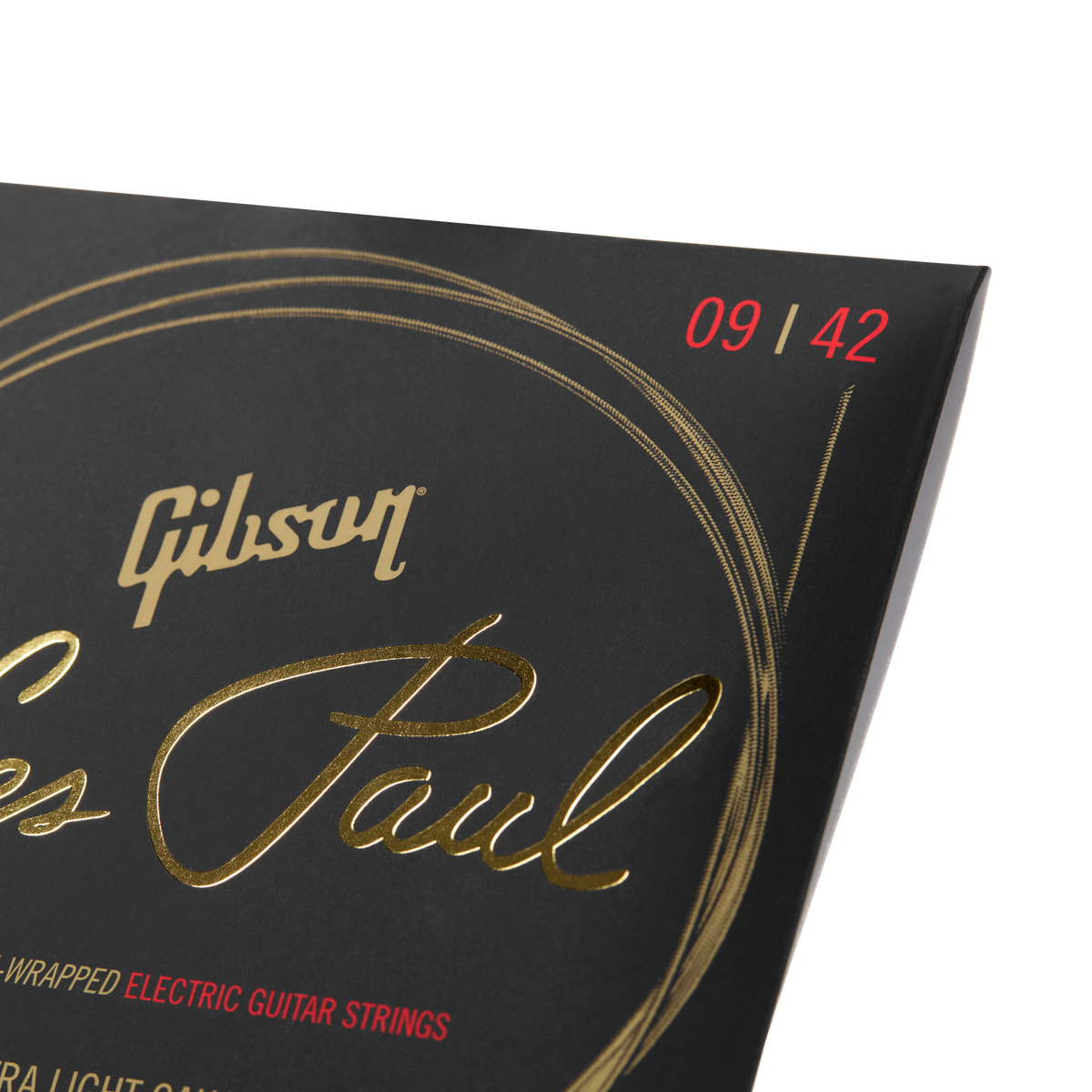 Gibson Les Paul Premium Electric Guitar Strings, Ultra-Light Gauge Electric Strings Gibson