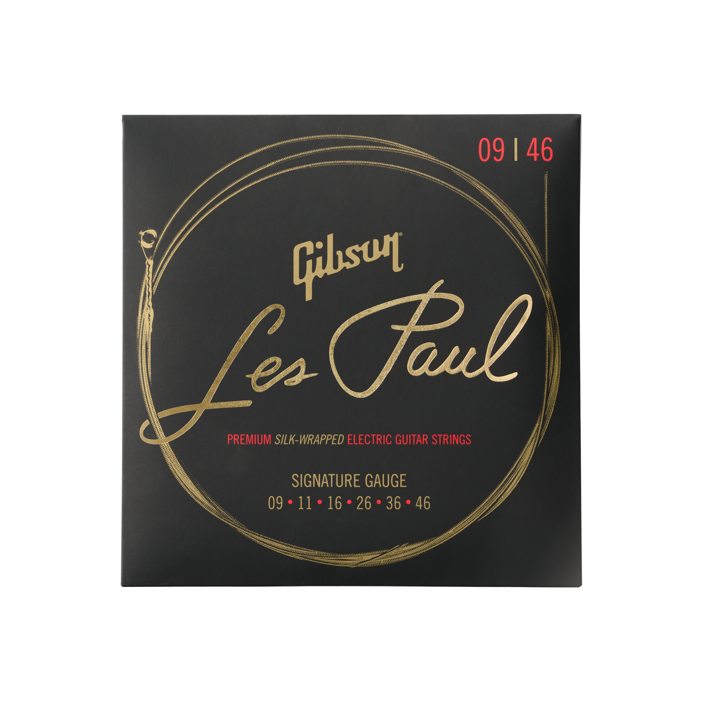 Gibson Les Paul Premium Electric Guitar Strings, Signature Gauge Electric Strings Gibson