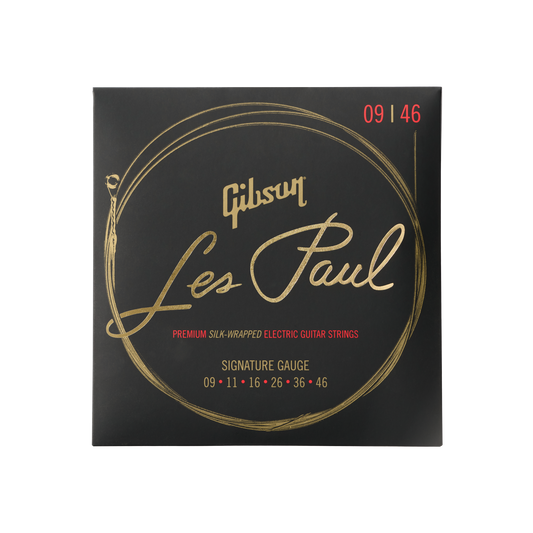 Gibson Les Paul Premium Electric Guitar Strings, Signature Gauge Electric Strings Gibson