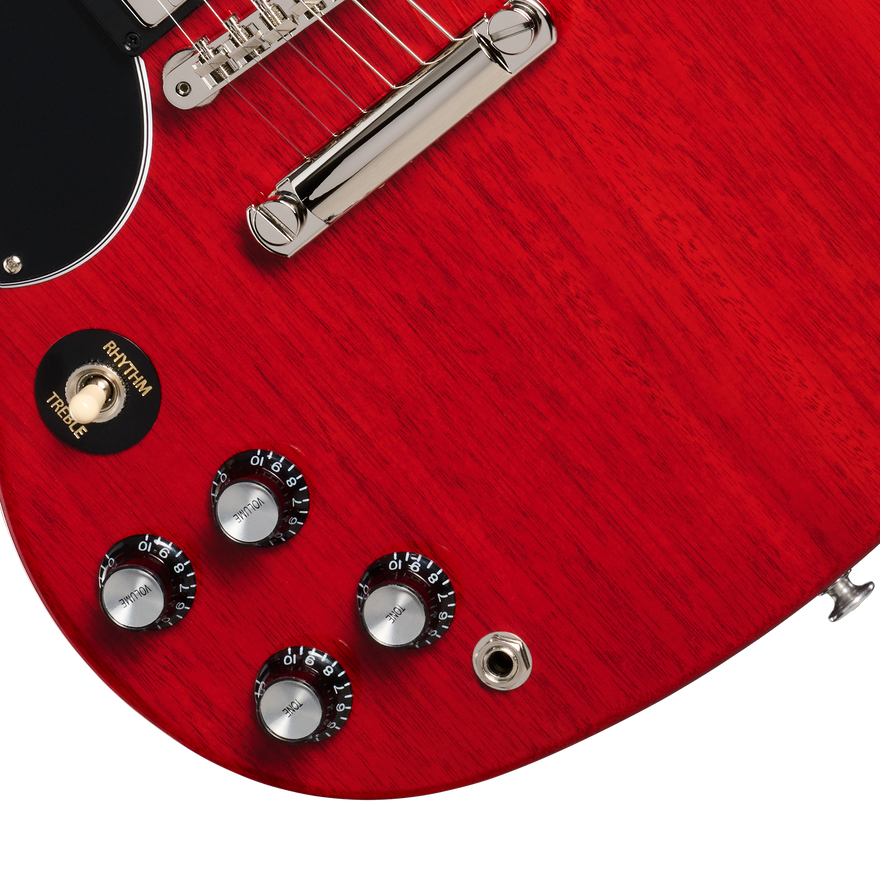 Gibson SG Standard '61 Stop Bar, Left-Handed, Vintage Cherry Electric Guitar Gibson