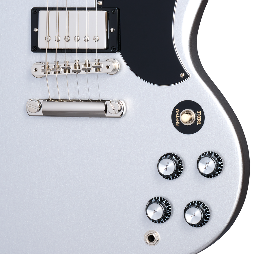 Gibson SG Standard ‘61 Custom Color, Silver Mist Electric Guitar Gibson