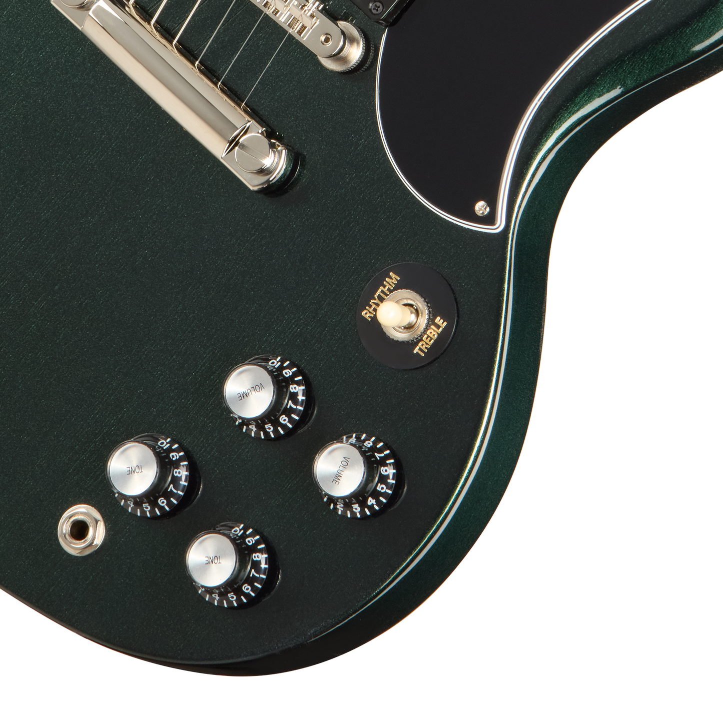 Gibson SG Standard '61 Stop Bar, British Racing Green, Exclusive Electric Guitar Gibson