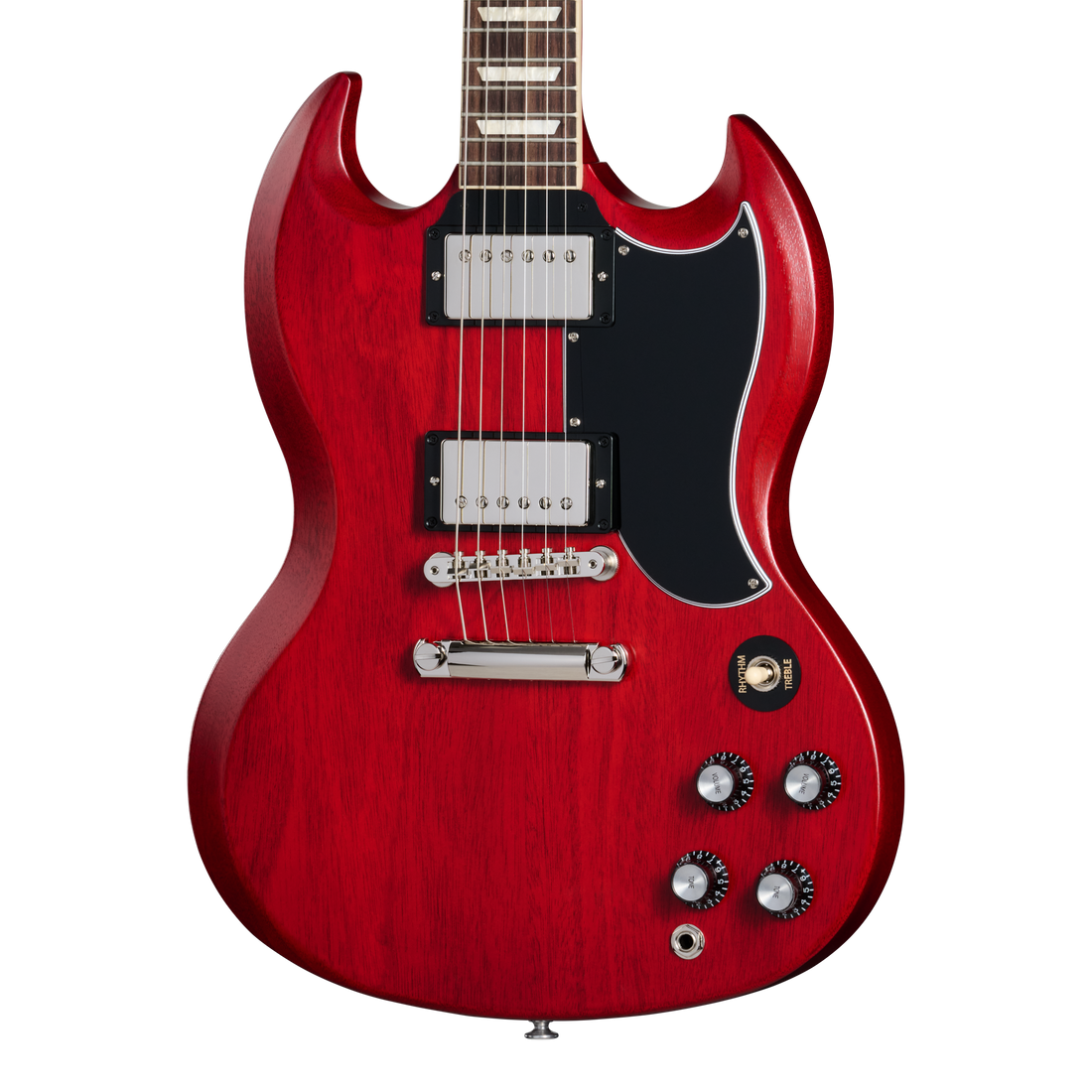 Gibson SG Standard '61 Faded with '57 Classic Underwound, Vintage Cherry Satin, Exclusive Electric Guitar Gibson