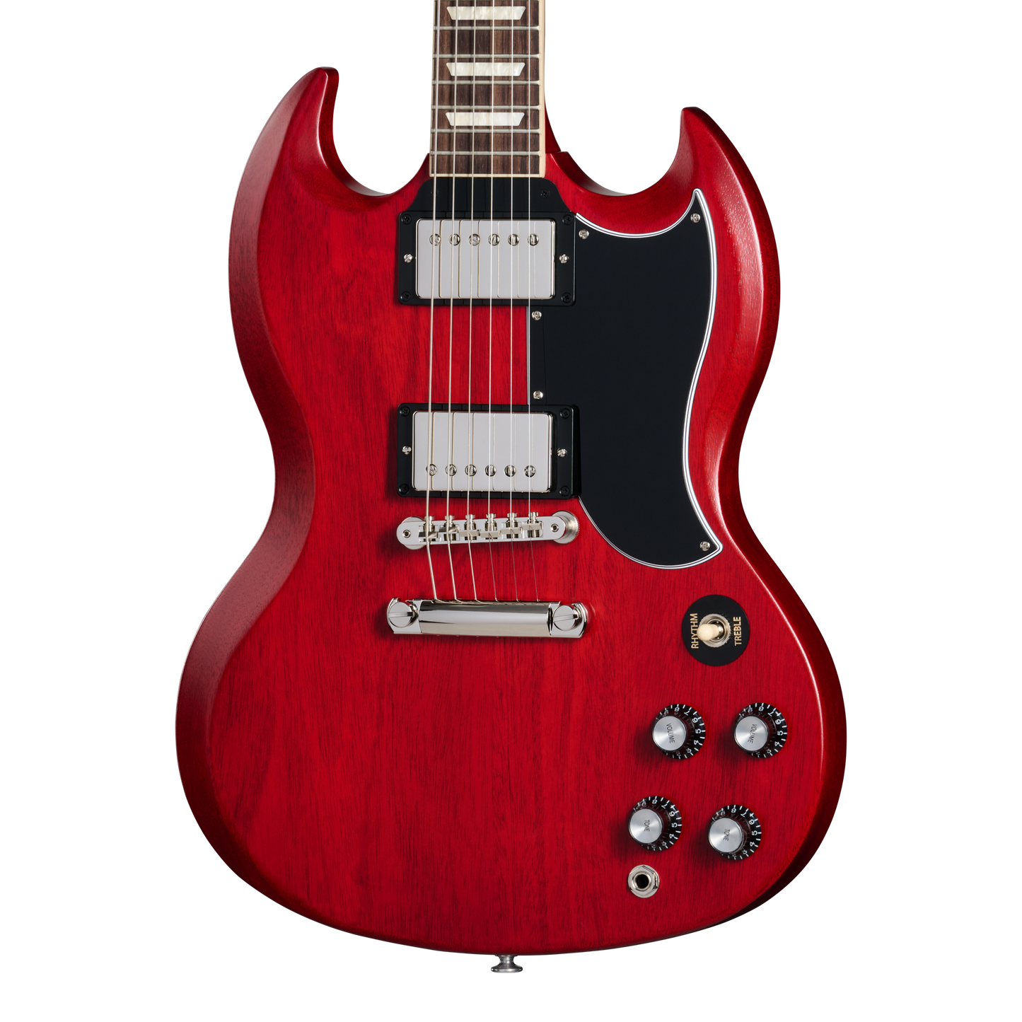 Gibson SG Standard '61 Faded with '57 Classic Underwound, Vintage Cherry Satin, Exclusive Electric Guitar Gibson