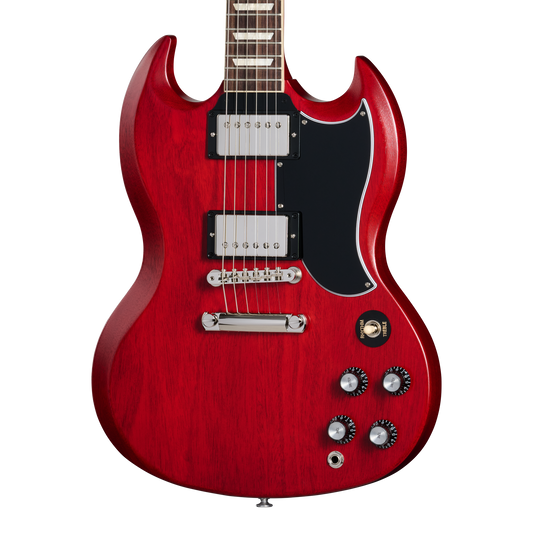 Gibson SG Standard '61 Faded with '57 Classic Underwound, Vintage Cherry Satin, Exclusive Electric Guitar Gibson